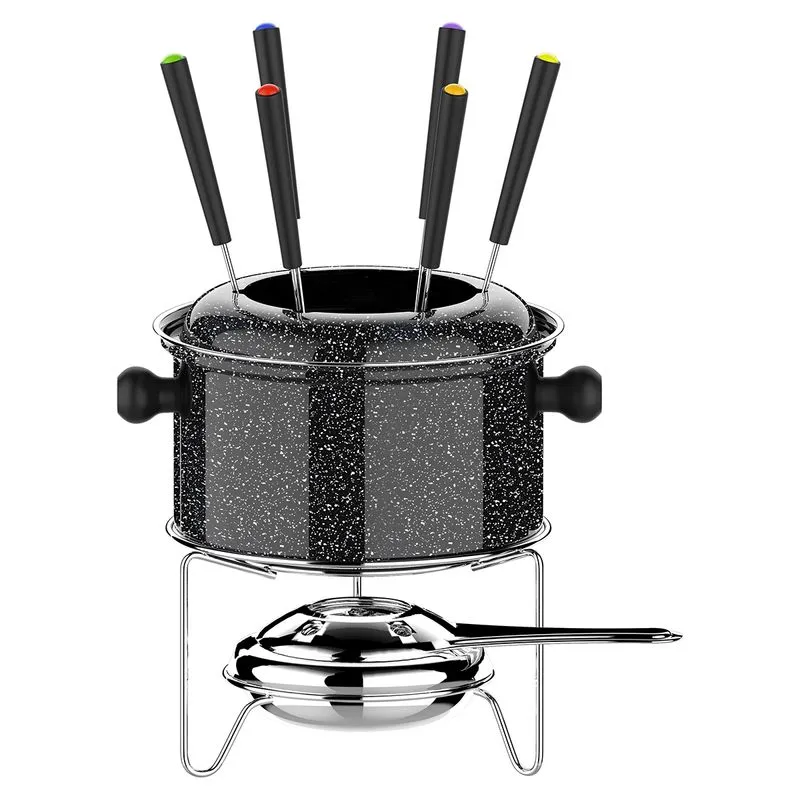 Aparelho Fondue Colorstone Antiaderente 10 Peças