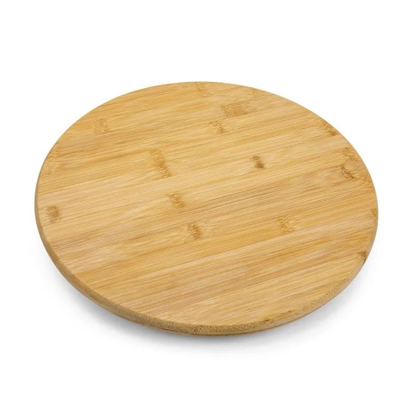 Tabua De Bambu Com Base Giratoria