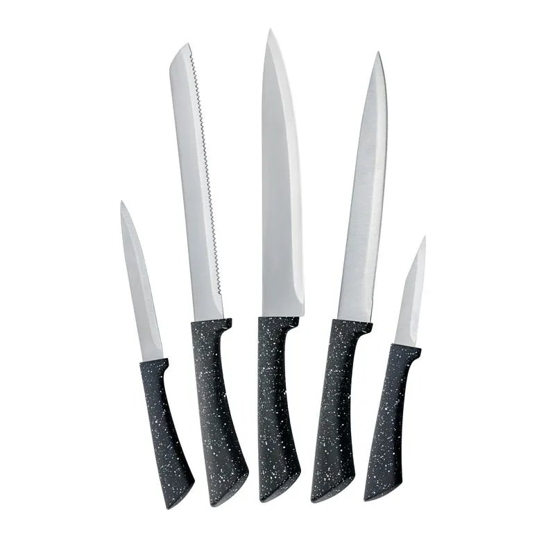 Conjunto De Facas Colorstone 5 Peças, Preto