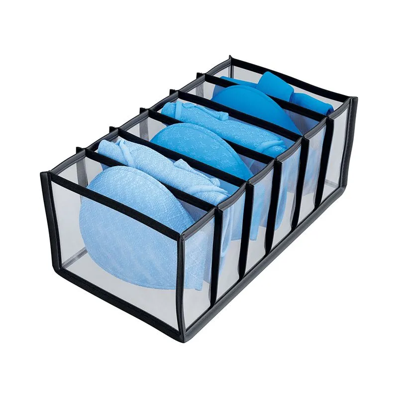 Organizador Tela Mesh para Peças Íntimas com 6 Divisórias - Euro Home