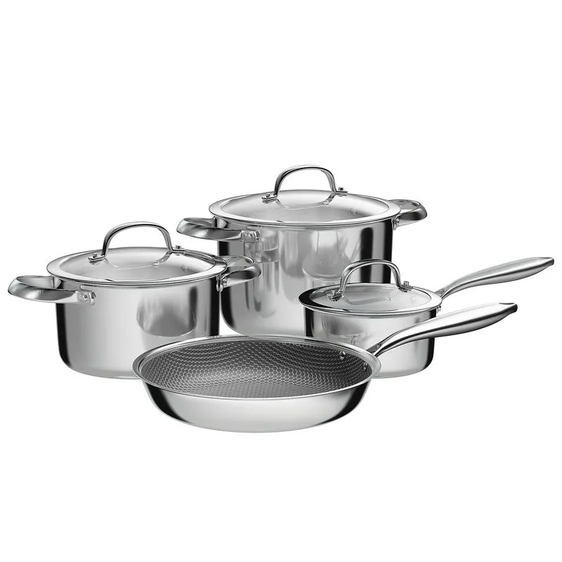 Jogo de Panelas 4 Peças Hexxa 3D Ceramic Jogo de Panelas 4 Peças Hexxa 3D Inox Antiaderente - #HexxaPeloHexa