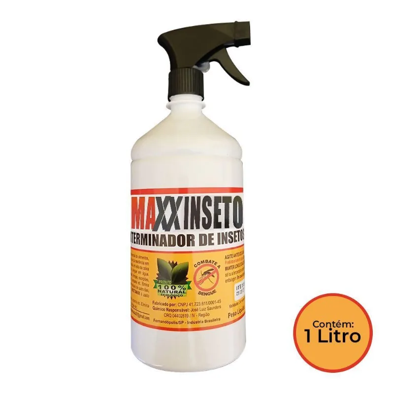 Exterminador De Insetos Maxxinseto Power 1 Litro - 100% Natural
