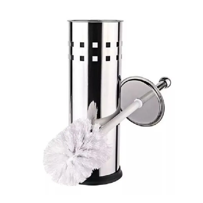Escova de Vaso Sanitário Com Suporte Aço Inox Euro Design
