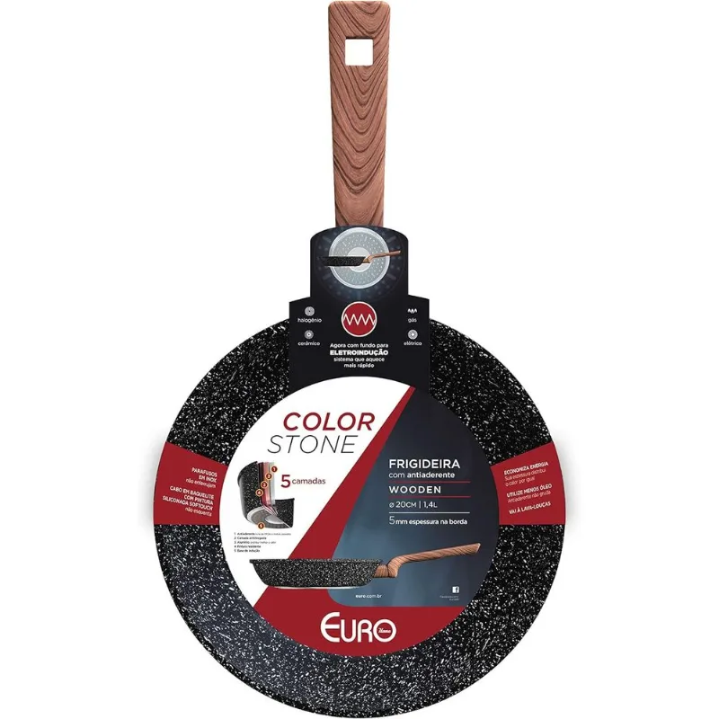 Frigideira Colorstone 20CM ALU8204-WD - Euro