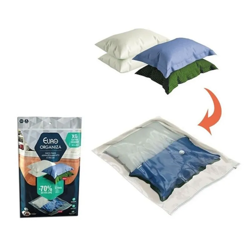 Organizador A Vacuo Xg Para Roupas 100x80 Cm Euro Vac9904