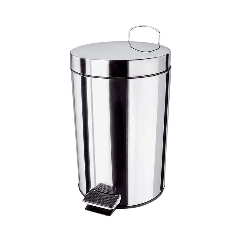 Lixeira Comum 3 Litros em Inox Euro Home Organização e Limpeza LIX2362 Inox