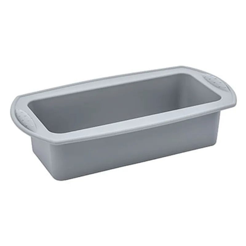 Forma Para Pao De Silicone Cinza Euro Home