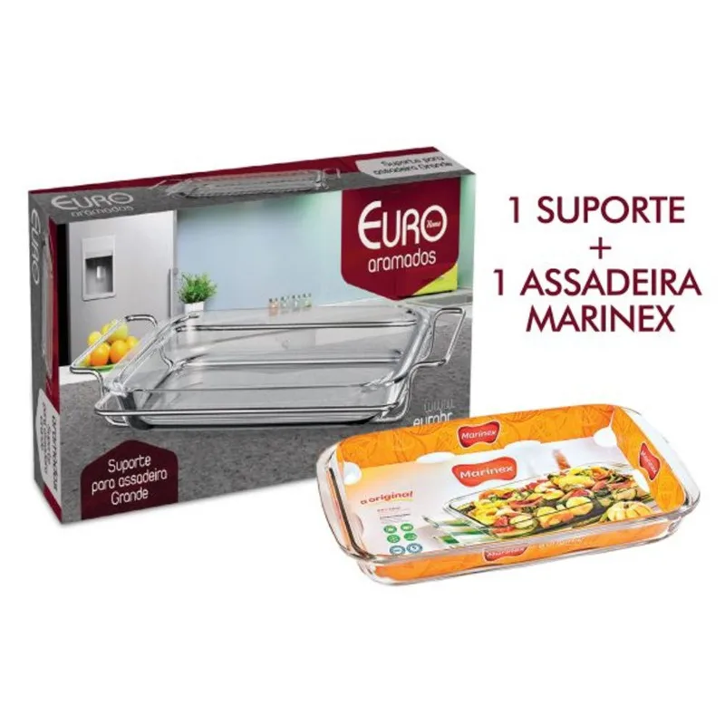 Suporte Grande Com Assadeira Marinex 2,9 L Euro Home