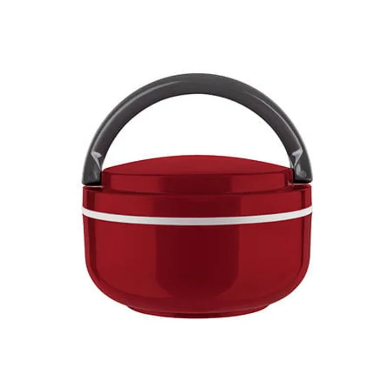 Marmita Lunch Box Para Microondas Individual Vermelha Euro Home