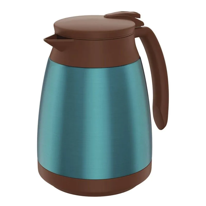 Bule Térmico Aço Inox 1L Ibiza Trend Euro Home Turquesa