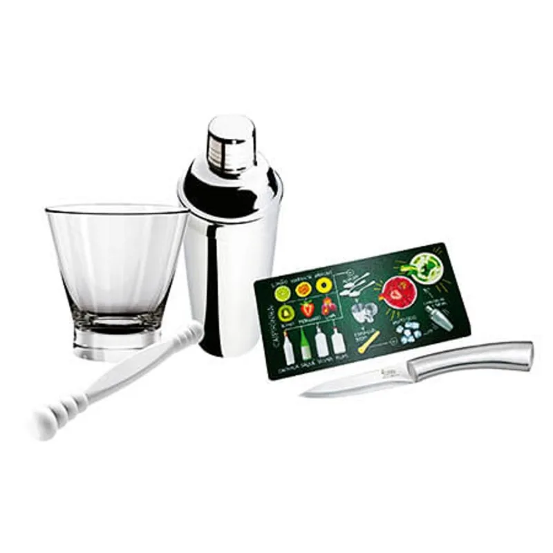 Kit Caipirinha 5 Peças Passo A Passo Euro Home