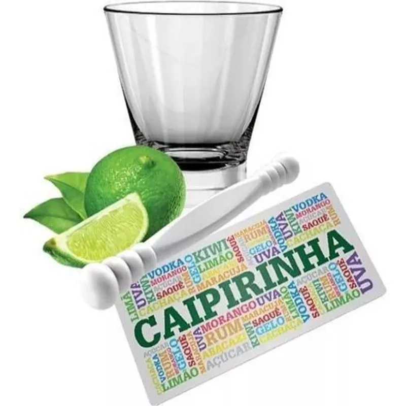Kit Caipirinha + Tábua De Caipirinha - Euro Home