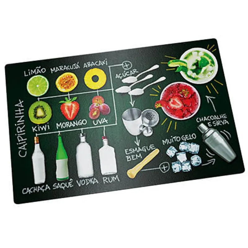 Tabua De Vidro Para Caipirinha 22 Cm Passo A Passo Euro Home