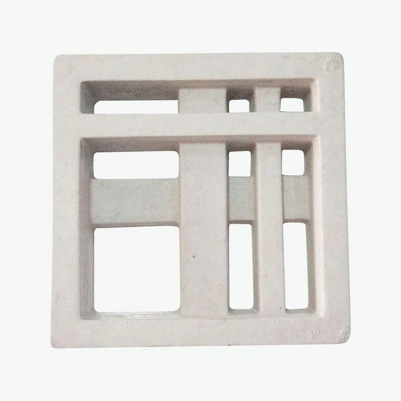 Kit 7 Forma Elemento Vazado Cobogó Trançado 30x30x9cm