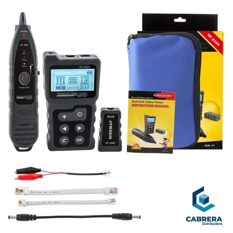 Kit Teste Cabo De Rede Noyafa Nf-8209