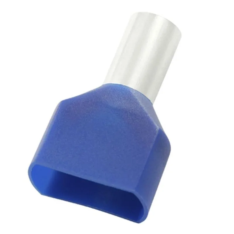 Terminal Penzel Ilhos Duplo 2,50mm Comprimento 10mm Azul