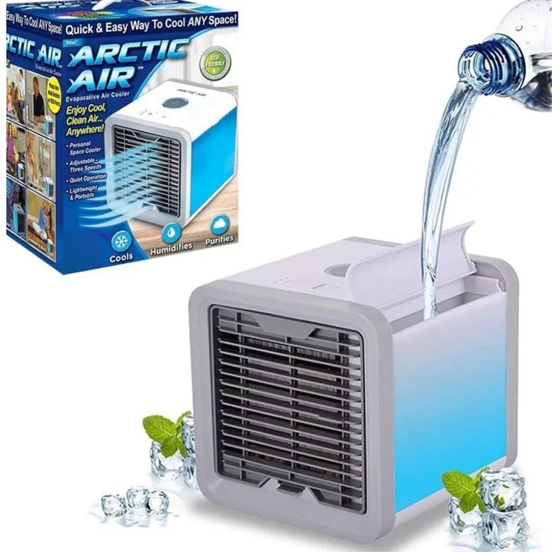 Kit 4 Mini Ar Condicionado Climatizado Portátil Umidificador