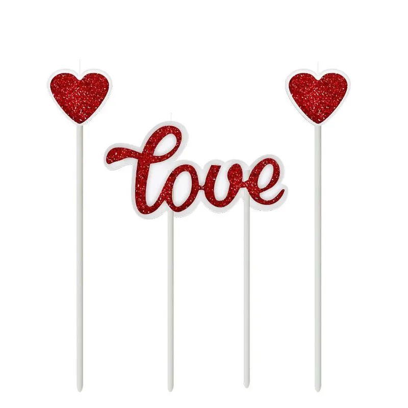 Vela Topo De Bolo Make + Love Corações C/3 4653