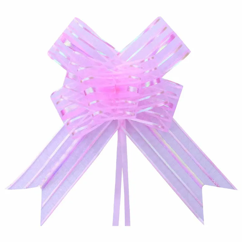 Laço Pronto 32mmx47cm Organza Rosa 5239 Make+ - 5UN