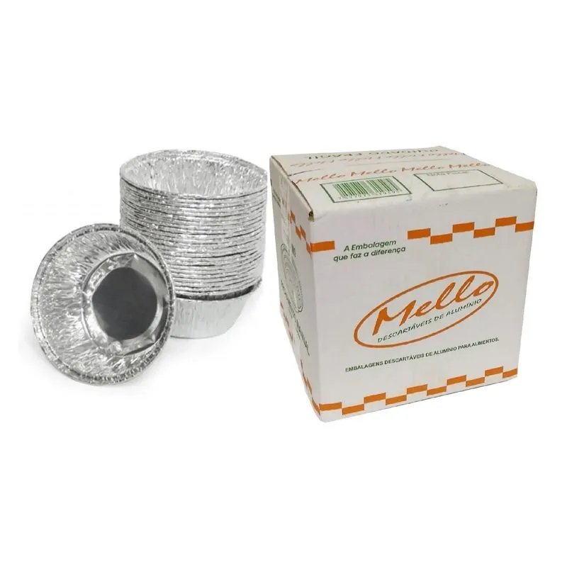 3600 Forma De Alumínio Empada Grande 100ml Mello (6cx)