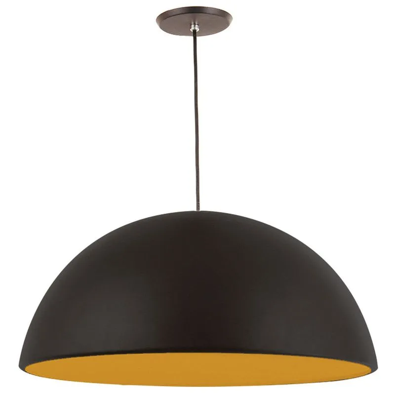 Pendente Meia Lua 60cm 6004 Pantoja & Carmona Preto/Amarelo