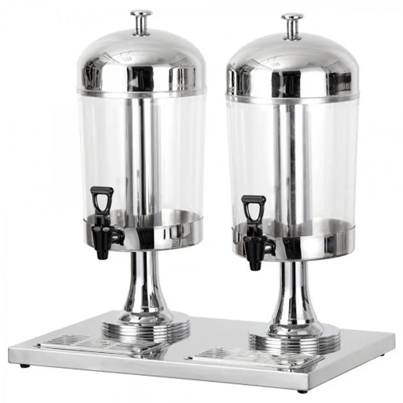 Suqueira Dupla Inox 16 Litros Dispensador De Bebida - Brasinox