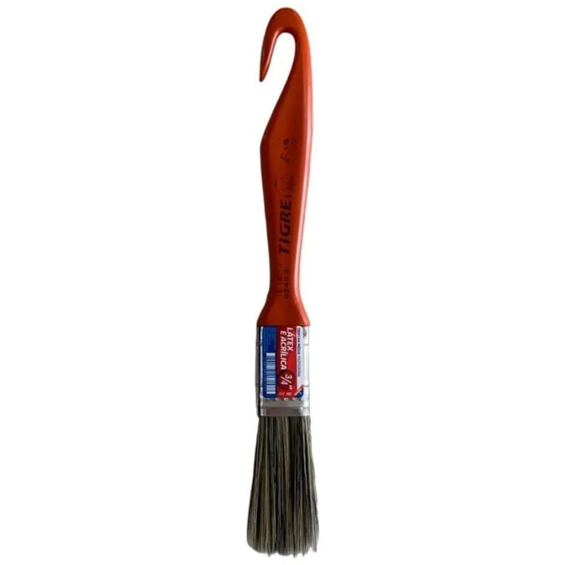 Kit 4 Trincha Pincel Para Pintura Látex Acrílica 3/4'' Tigre
