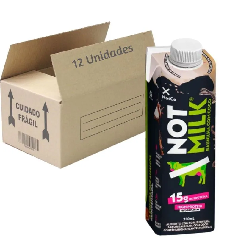 High Protein Baunilha Com Coco Not Milk 250ml (12 Und)