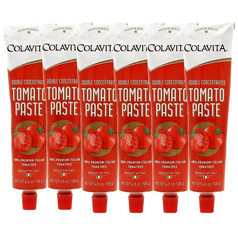 Pasta De Tomate Duplo Colavita Tubo 128g (6 Tubos)