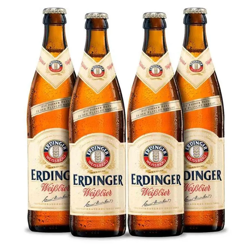 Cerveja Alemã Erdinger Weissbier 500ml (4 Garrafas)