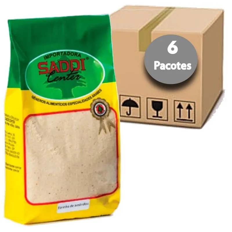 Farinha De Amendoa Saddi Center 100g (6 Pacotes)