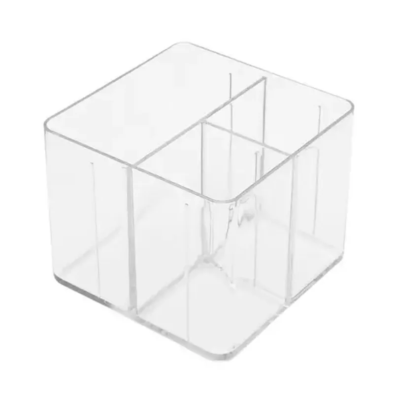 Porta Objetos Cristal Com 3 Divisórias Dello