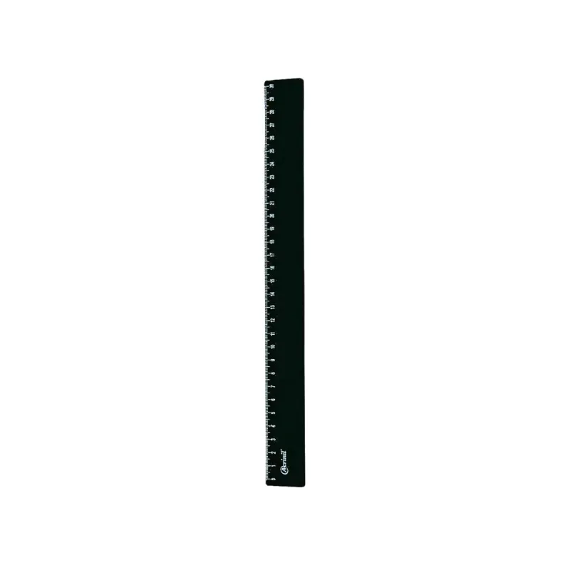 Regua Acrinil 30Cm Preta C/10 306