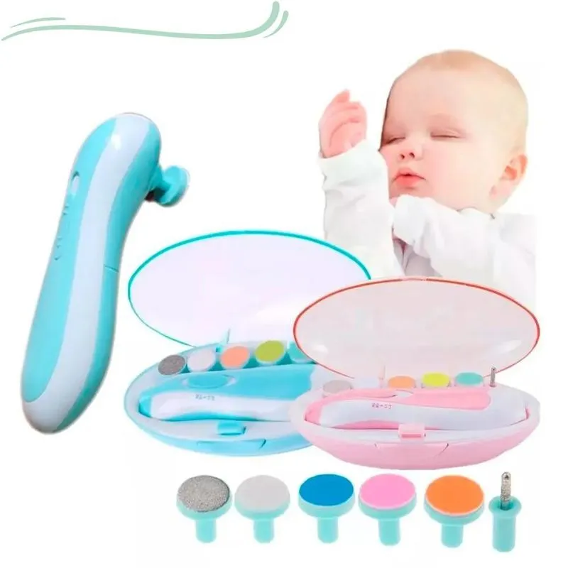 Cortador Aparador De Unhas Elétrico Lixa Infantil Bebê