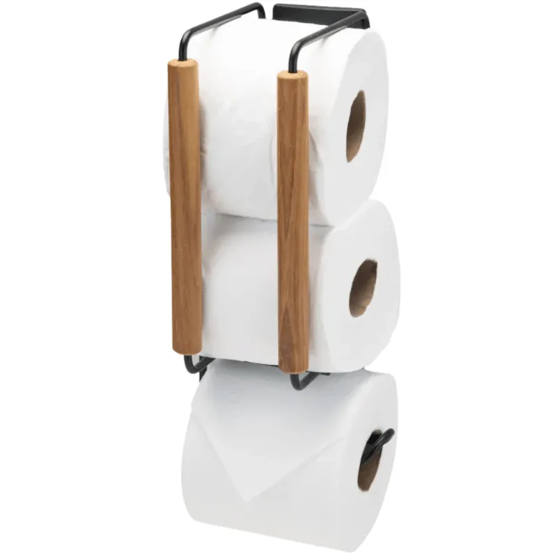 Suporte para Papel Higiênico 3 Rolos Black - Eco Design - Arthi