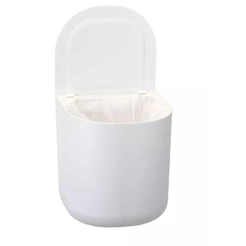 Lixeira Com Tampa 3l 3m Branco - Arthi