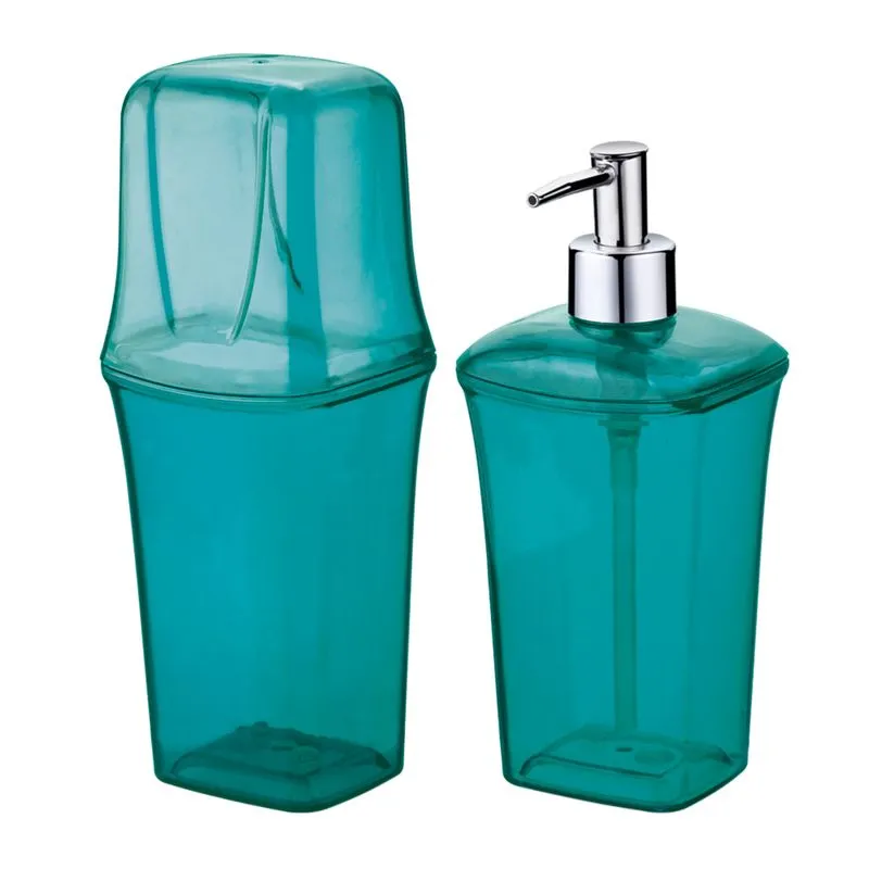Kit de Pia para Banheiro Arthi 2 Peças 8012 Verde