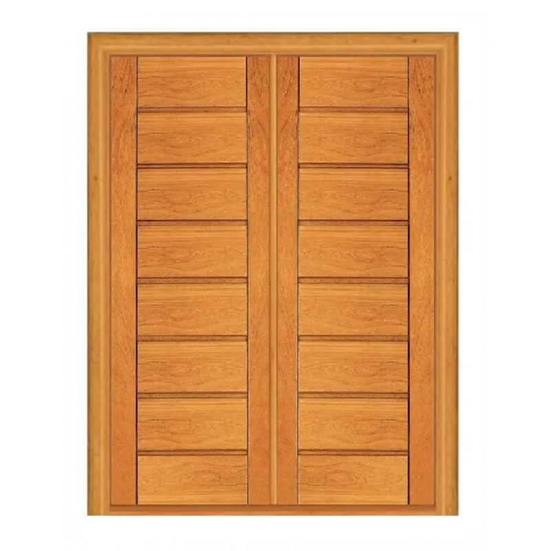 Porta Dupla De Abrir Horizontal - Madeira Maciça - Angelim