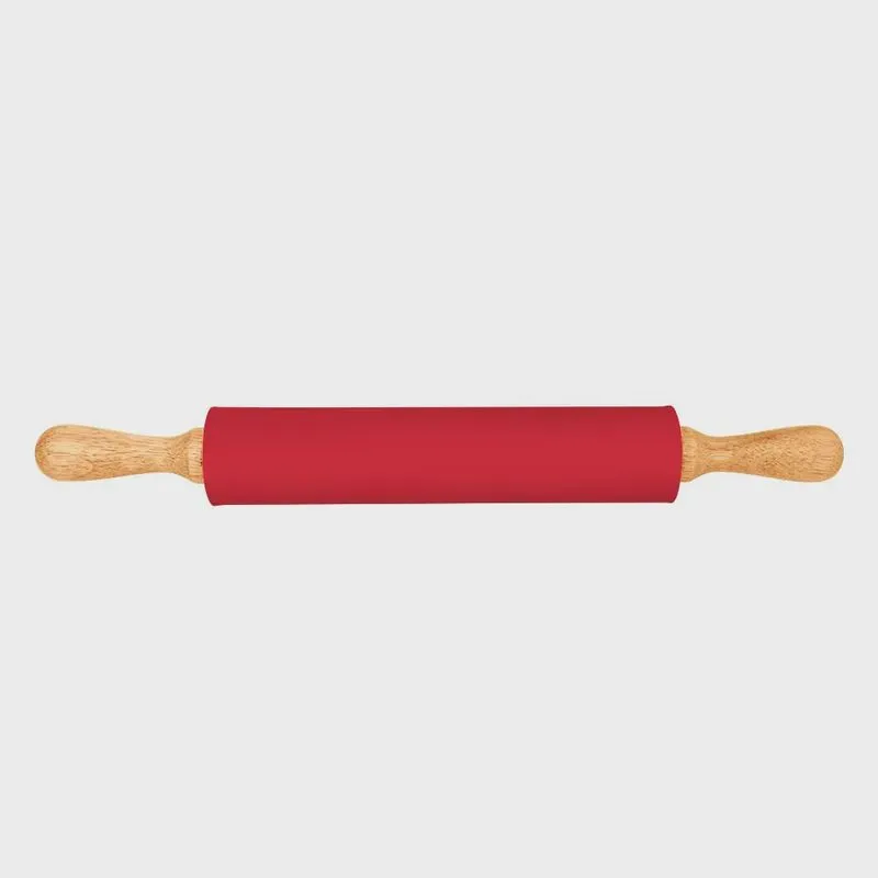 Rolo Silicone e Bamboo Vermelho Mor