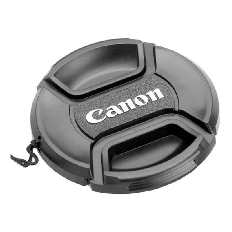 Tampa Frontal Lente Para Canon Modelo Snap-on Pinça C/ Logo - 82mm