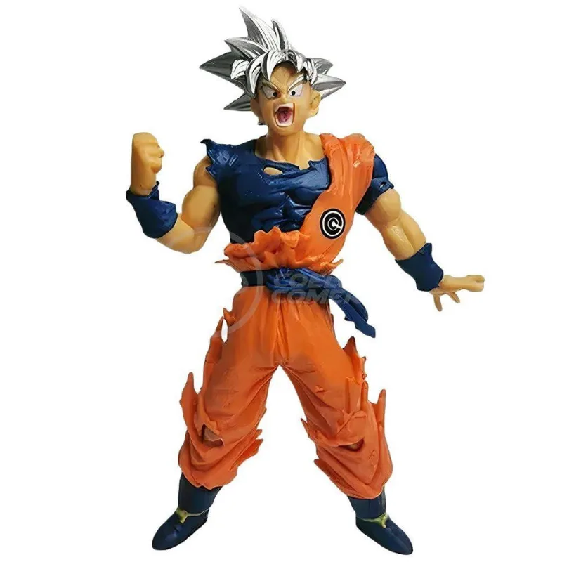 Boneco Action Goku Instintoior Branco Dragonball Z 20Cm