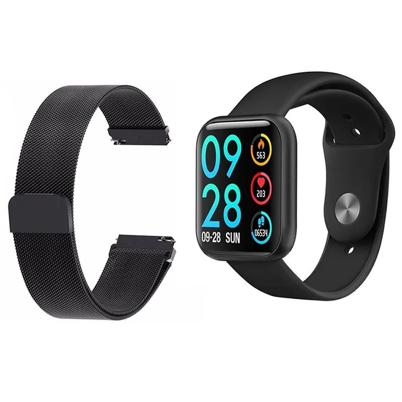 5 Relógios Smartwatch P80-Conecta no celular + 02 Pulseiras