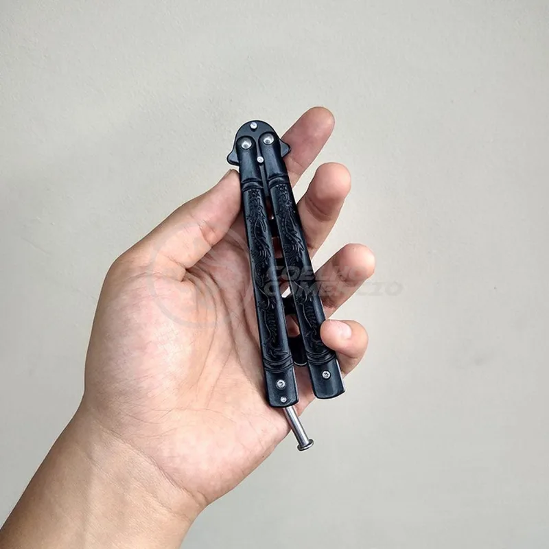 Knife Black Butterfly Preta Borboleta Dobrável De Aço