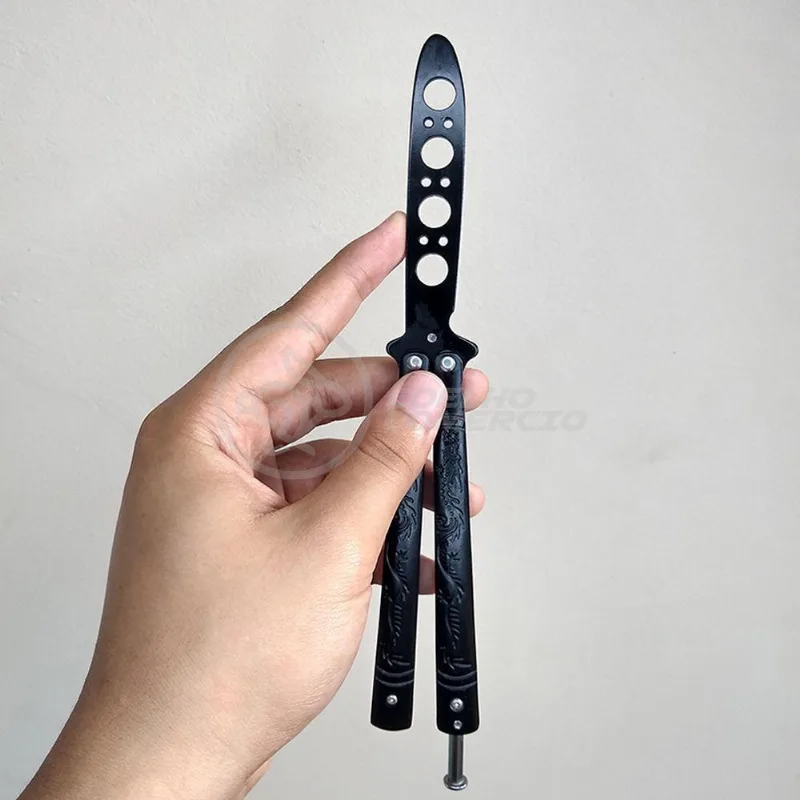 Knife Black Butterfly Preta Borboleta Dobrável De Aço