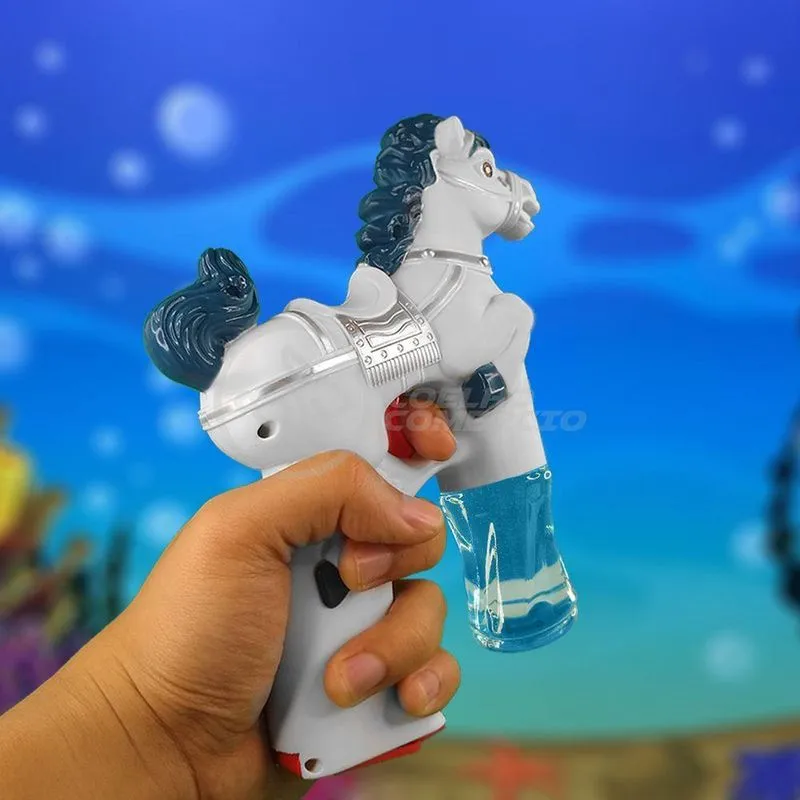 Cavalo Bolhudo Pop Tik Tok Lança Bolhas Branco 25