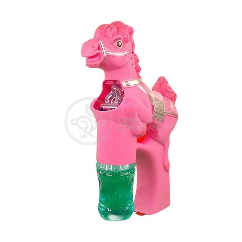 Bubble Solta Bolhas Bolhudo Brinquedo Poplança Sabão Rosa