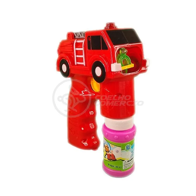 Bubble Solta Bolhas Bolhudo Brinquedo Sabão Vermelho