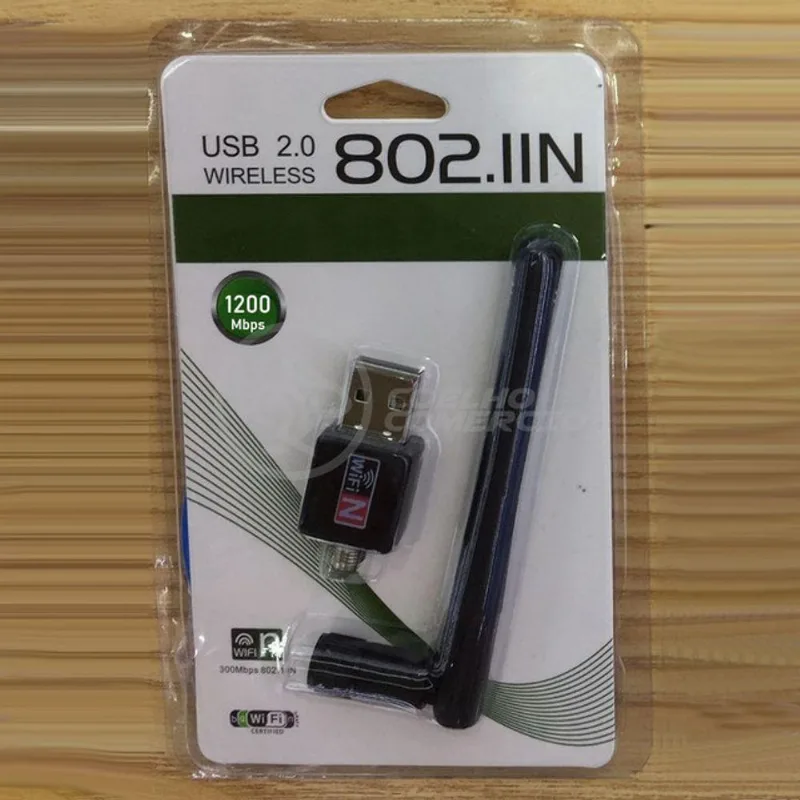Antena Usb 2.0 Receptor De Wifi Wireless Internet Sem Fio 1200Mbps 802.Inn Pc Notebook 7