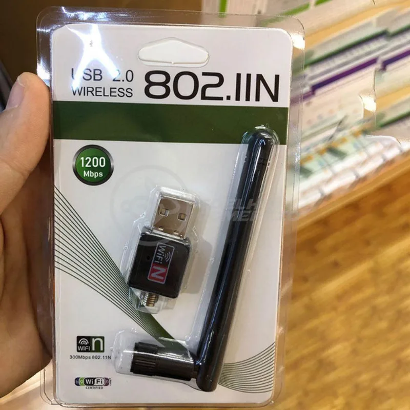Antena Usb 2.0 Receptor De Wifi Wireless 1200Mbps