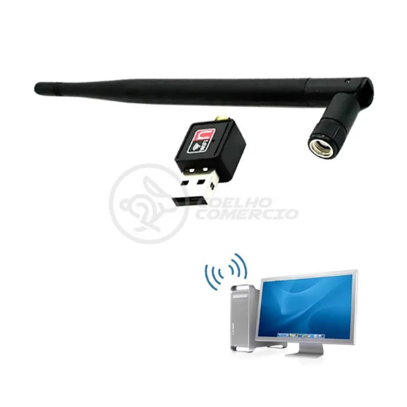 Antena Usb 2.0 Receptor De Wifi Wireless 1200Mbps